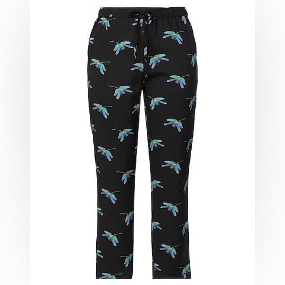 Obey Pants - Obey Wavelength Pant Dragonfly NWT Large Elastic Waist Pockets Sustainable Tie
